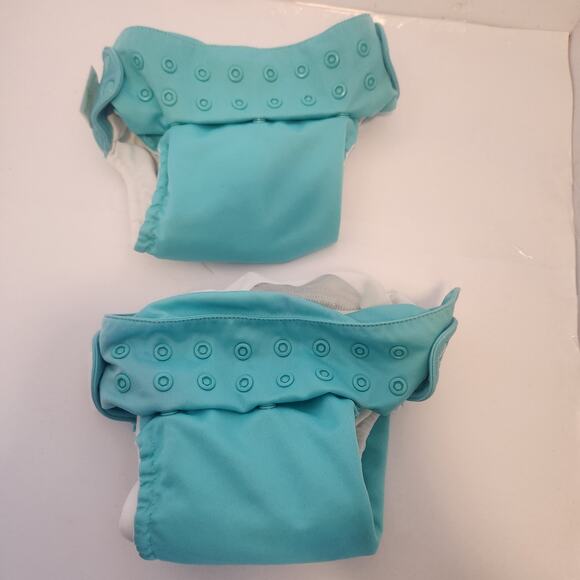 Bumgenius Cloth Diapers lot of 2 with inserts - Picture 1 of 3